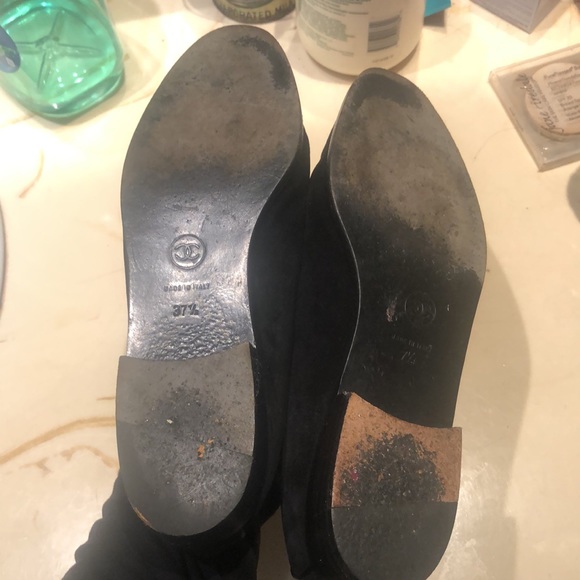 Chanel suede CC genuine classic flats - Picture 11 of 13